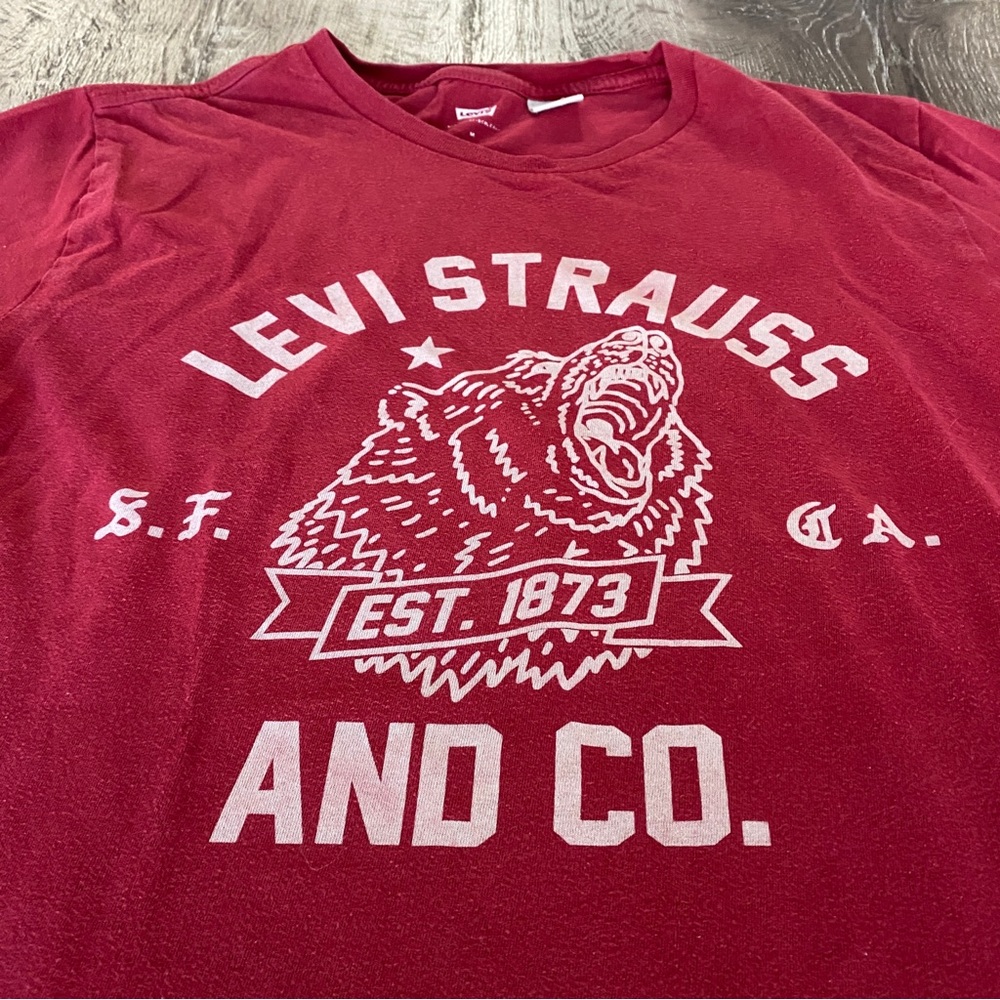 Levi Strauss Red Bear Cali Tee - Picture 2 of 11